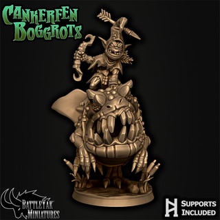 murkmire frogrider b battle yak miniatures Toys & Games Tabletop Characters Creatures Fantasy Universe Board Store fantasy horror monster scifi tabletop frog cavalry dnd toad pathfinder greenskin eldritch battleyakminiatures 3d print model - Mito3D