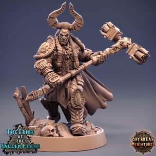 gorden shadowcaster - tribe fallen flame daybreak miniatures Toys & Games Tabletop Characters Creatures Fantasy Universe Board Store dragons dungeons wargaming hammer tabletop hobgoblin twohanded 32mm 75mm 3d print model - Mito3D