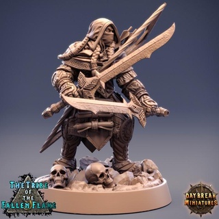 goslana shadowslash - tribe fallen flame daybreak miniatures Toys & Games Tabletop Characters Creatures Fantasy Universe Board Store dragons dungeons wargaming tabletop hobgoblin 32mm 75mm rouge 3d print model - Mito3D