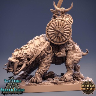 homad shredder tuskerbeast - tribe fallen flame daybreak miniatures Toys & Games Tabletop Characters Creatures Fantasy Universe Board Store dragons dungeons scale shield sword wargaming tabletop collector 3d print model - Mito3D