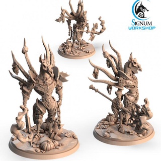 orban pale horse signum workshop Toys & Games Tabletop Characters Creatures Fantasy Universe Board dungeons fantasy guard miniatures undead warrior zombie sentinel tabletop flail beastman ttrpg presupported ophidian 3d print model - Mito3D