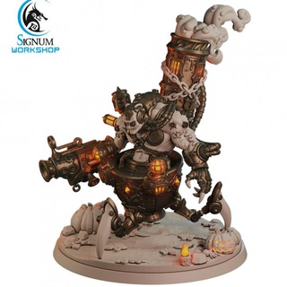 techno abomination signum workshop Toys & Games Tabletop Characters Creatures Fantasy Universe Board dungeons fantasy halloween horror miniatures scary sci-fi frankenstein tabletop gunner ttrpg presupported 3d print model - Mito3D