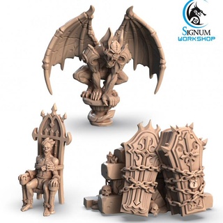 scenery elements vampires styx signum workshop Toys & Games Tabletop Characters Creatures Fantasy Universe Board coffin decoration dungeons fantasy human miniatures undead tabletop gargoyle demons prisoner ttrpg presupported 3d print model - Mito3D