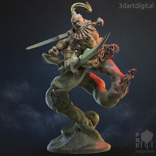 bound djinn 3dartdigital Toys & Games Tabletop Characters Creatures Fantasy Universe Board Store miniatures rpg minis dnd 3d print model - Mito3D