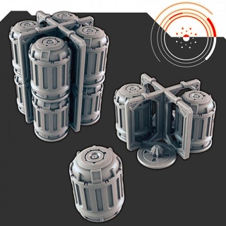 sci-fi shipping cannister rack support-free evan carothers Toys & Games Tabletop accessories Characters Creatures Sci-Fi Universe Board 3d print model - Mito3D