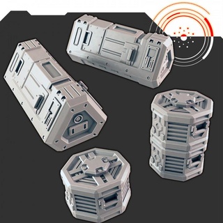 sci-fi crates container support-free evan carothers Toys & Games Tabletop accessories Characters Creatures Sci-Fi Universe Board crate scatter 3d print model - Mito3D