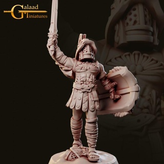 arena fighters release - victor galaad miniatures Toys & Games Tabletop Characters Creatures Fantasy Universe Board Store dragon fighter roleplay gladiator tabletop dungeon patreon pit 3d print model - Mito3D