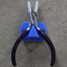 holder pliers screw holes & garden diy organiser tools garage workshop pliersholder wallmounted 3d print model - Mito3D