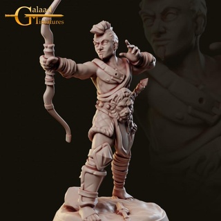 arena fighters release - archer galaad miniatures Toys & Games Tabletop Characters Creatures Fantasy Universe Board Store dragon fighter roleplay gladiator bow tabletop dungeon patreon pit 3d print model - Mito3D