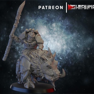 persian orc rider 1 support ready ghamak Toys & Games Tabletop Characters Creatures Fantasy Universe Board Store dragons dungeons fantasy sci-fi warhammer miniature hammer wargame dnd 3d print model - Mito3D