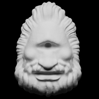 maschera polifemo scansione mondo Europa Italia 3dprintable fotogrammetria terracotta sicilia 3d print model - Mito3D