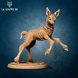 fawn - familiar la louve 3d Toys & Games Tabletop Characters Creatures Fantasy Universe Board Store animal deer forest rpg miniature minis dnd 32mm tabletopgames 3d print model - Mito3D