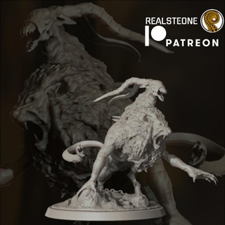 chmera hybrid realsteone miniatures Toys & Games Tabletop Characters Creatures Fantasy Universe Board Store chimera supported 3d print model - Mito3D