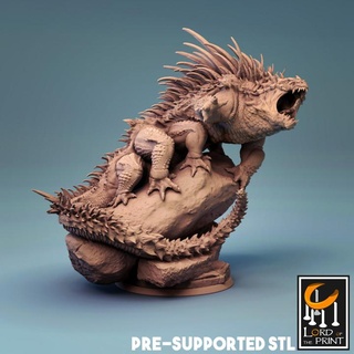 basilisk lord print Toys & Games Tabletop Characters Creatures Fantasy Universe Board Store lizard 3d print model - Mito3D