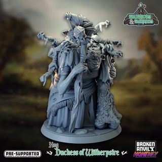 warriors warrens- duchess witherpsire broken anvil miniatures Toys & Games Tabletop Characters Creatures Fantasy Universe Board Store monsters dnd 3d print model - Mito3D