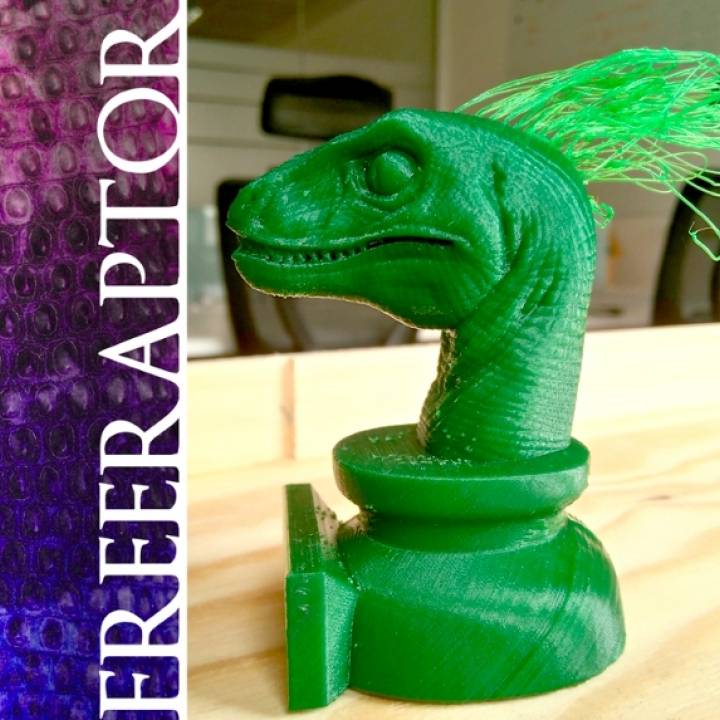 Behaarte freeraptor Spielzeug Spiele 3D print model - Mito3D