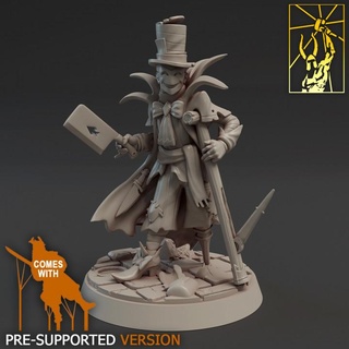 old city jester harbringer smiling lamb titan forge miniatures Toys & Games Tabletop Characters Creatures Fantasy Universe Board Store hat clown hero leg mad rpg doctor wooden pain thug 3d print model - Mito3D