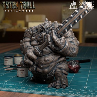 flesh golem pre-supported tytantroll miniatures  Toys & Games Tabletop Tabletop Characters & Creatures Fantasy Universe Tabletop Tabletop Characters & Creatures Board Games Tabletop Store dragons dungeons fantasy golem halloween miniatures skin minis ugly dnd nurgle flesh tytantroll disgusting presupported taint  3d print model - Mito3D