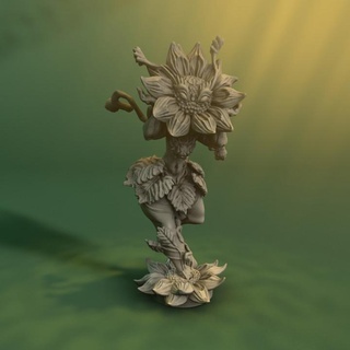 sunflower leshy lamppost collective Toys & Games Tabletop Characters Creatures Fantasy Universe Board flower female people plant miniature outdoors plants person pathfinder npc plantpeople 3d print model - Mito3D