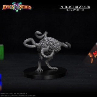 intellect devourer variant 2 miniature - pre-supported epics n stuffs Toys & Games Tabletop Characters Creatures Fantasy Universe Board Store beast brain dragons dungeons fantasy monster rpg boardgame tabletop adventure gate dnd pathfinder 5e supported epicsnstuffs baldurs 3d print model - Mito3D