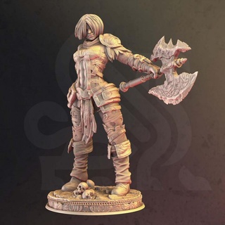 goliath barbarian - agga dm-stash Tabletop Characters & Creatures Fantasy Universe Board Games Store female fighter giant warrior woman character pc amazon npc martial 3d print model - Mito3D