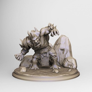 orco leonessa tavolo personaggi creature fantasia universo tavola Giochi Stampa 3d print model - Mito3D