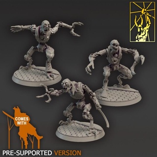 cyber forge savage space fungoids titan miniatures Toys & Games Tabletop Characters Creatures Sci-Fi Universe Board Store claws droid robot unit squad assasin necro fungoid terminate 3d print model - Mito3D