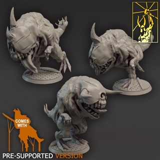 cyber forge savage space pinkorr horde titan miniatures Toys & Games Tabletop Characters Creatures Sci-Fi Universe Board Store beast monster mount unit cavalry squad ride squig 3d print model - Mito3D