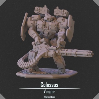 colossus vesper project Toys & Games Tabletop Characters Creatures Sci-Fi Universe Board Store robot scifi mech 75mm 3d print model - Mito3D