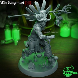 abareth kaapua tpk lab Toys & Games Tabletop Characters Creatures Fantasy Universe Board Store dragons dungeons human rpg wild tabletop d&d native 32mm druid ttrpg witchdoctor 3d print model - Mito3D