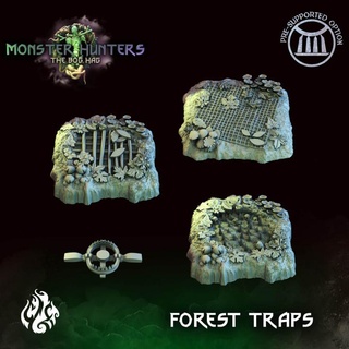 forest traps crippled god foundry Toys & Games Tabletop Characters Creatures Fantasy Universe Board Store 3D Printable Terrain fantasy rpg tokens dnd hag swamp bog cgf 3d print model - Mito3D