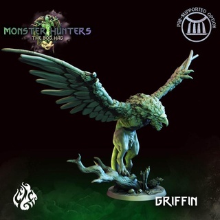 griffin crippled god foundry  Toys & Games Tabletop Tabletop Characters & Creatures Fantasy Universe Tabletop Tabletop Characters & Creatures Board Games Tabletop Store fantasy god monster rpg griffin patreon dnd foundry hag swamp crippled bog cgf  3d print model - Mito3D