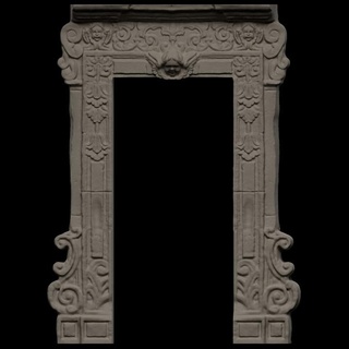 barocco portale acireale scansione mondo Europa Italia Chiesa 3dprintable fotogrammetria sicilia pietra lavica 3d print model - Mito3D