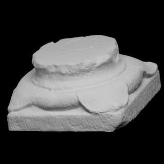 Base Säule Scan Welt Europa Italien Marmor 3dprintable Photogrammetrie Sizilien taormina 3d print model - Mito3D