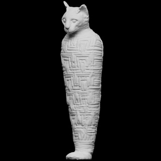 mumifiziert Katze Scan Welt Europa vereinigt Königreich London britisch Museum Ägypten Mumie Britisches 3dprintable Photogrammetrie 3d print model - Mito3D