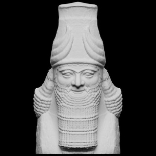assyrian head scan world Scan the World Europe United Kingdom London British Museum stone 3dprintable photogrammetry 3d print model - Mito3D