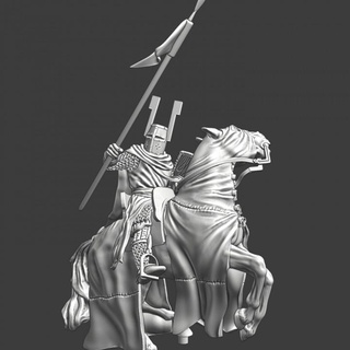 teutonic knight lake peipus northern crusades miniatures Toys & Games Tabletop Characters Creatures Fantasy Universe Board Store helmet medieval wargaming german russia military order cavalry 28mm mounted crested 3d print model - Mito3D