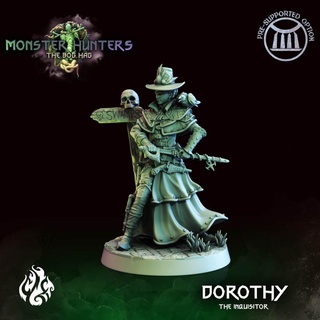 dorothy inquisitor crippled god foundry Toys & Games Tabletop Characters Creatures Fantasy Universe Board Store crow fantasy hero rpg patreon dnd hag swamp bog cgf 3d print model - Mito3D