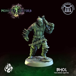bhol monster hunter crippled god foundry Toys & Games Tabletop Characters Creatures Fantasy Universe Board Store fantasy hero rpg patreon dnd hag swamp bog cgf 3d print model - Mito3D