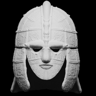 sutton hoo casco scansione mondo Europa unito regno Londra Britannico Museo bronzo 3dprintable fotogrammetria suttonhoo 3d print model - Mito3D