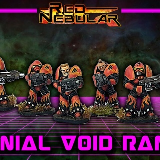 colonial void ranger rifle troopers red nebular Toys & Games Tabletop Characters Creatures Sci-Fi Universe Board Store marines retro space scifi rangers 3d print model - Mito3D
