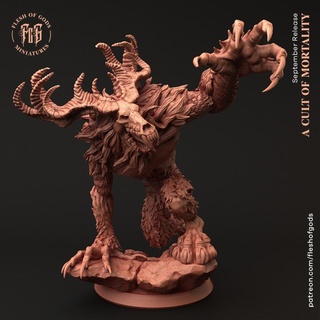 leshen - beast flesh gods Toys & Games Tabletop Characters Creatures Fantasy Universe Board Store creature monster rpg creepy dnd cleric pathfinder fleshofgods 3d print model - Mito3D