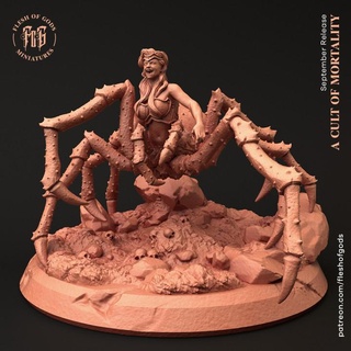liss karanlık örümcek serseri et tanrılar oyuncaklar oyunlar masaüstü karakterler yaratıklar fantezi Evren yazı tahtası mağaza yaratık canavar rpg ürkütücü dnd yol bulucu etofgosminis 3d print model - Mito3D