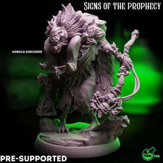 kobold sorcerer tpk lab Toys & Games Tabletop Characters Creatures Fantasy Universe Board Store dragons dungeons rpg wizard magic miniature witch tabletop warlock d&d 32mm ttrpg kobolds 3d print model - Mito3D
