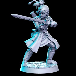 vaşak kaşif hayvan 32mm dnd rn Estudio oyuncaklar oyunlar masaüstü karakterler yaratıklar fantezi Evren yazı tahtası mağaza rpg 3d print model - Mito3D