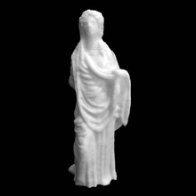 woman standing british museum london scan 3d print model - Mito3D