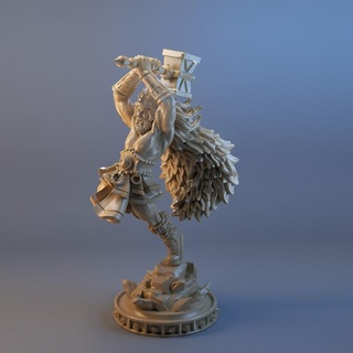 thor- god thunder strength claudia rodriguez Tabletop Characters & Creatures mythology wargames warrior thor 32mm 75mm tor norsemythology presupported valhalla supported 3d print model - Mito3D
