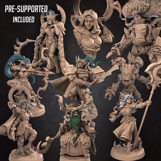october 2021 release - night elves bite bullet Tabletop Characters & Creatures Store bust elf hand hero house lantern modular owl temple tree miniature eve moon weapons bridge warcraft wow boardgame bow tabletop exotic ranger gate cart patreon mailbox rogue dnd chakram treant torii nightelves nelf nelves alana miwa 3d print model - Mito3D