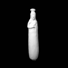 alabastron perfume vase form woman british museum london scan 3d print model - Mito3D