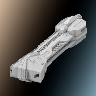 corvette spaceship miniature wargaming evolution Tabletop Vehicles & Machines Store gothic ship space star wargames objective obstacle wars diorama x-wing armada battlefleet 3d print model - Mito3D